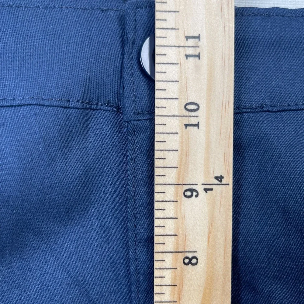 Bastion Trail Chino Pants Men's 40 x 31 Navy Blue Stretch Mid-Rise Slash Pockets